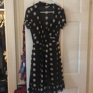 Sandra Darren  size 12  polkadot dress